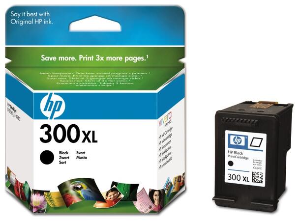 Blekk HP CC641EE serie 300XL  K.600 sort 